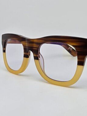 Caddis Eye Appliances The D28 1.00 FRQ Bullet Coffee Blue Light Reading Glasses